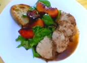 Roasted Pork Tenderloin With Glazed Balsamic Peaches - Part 2